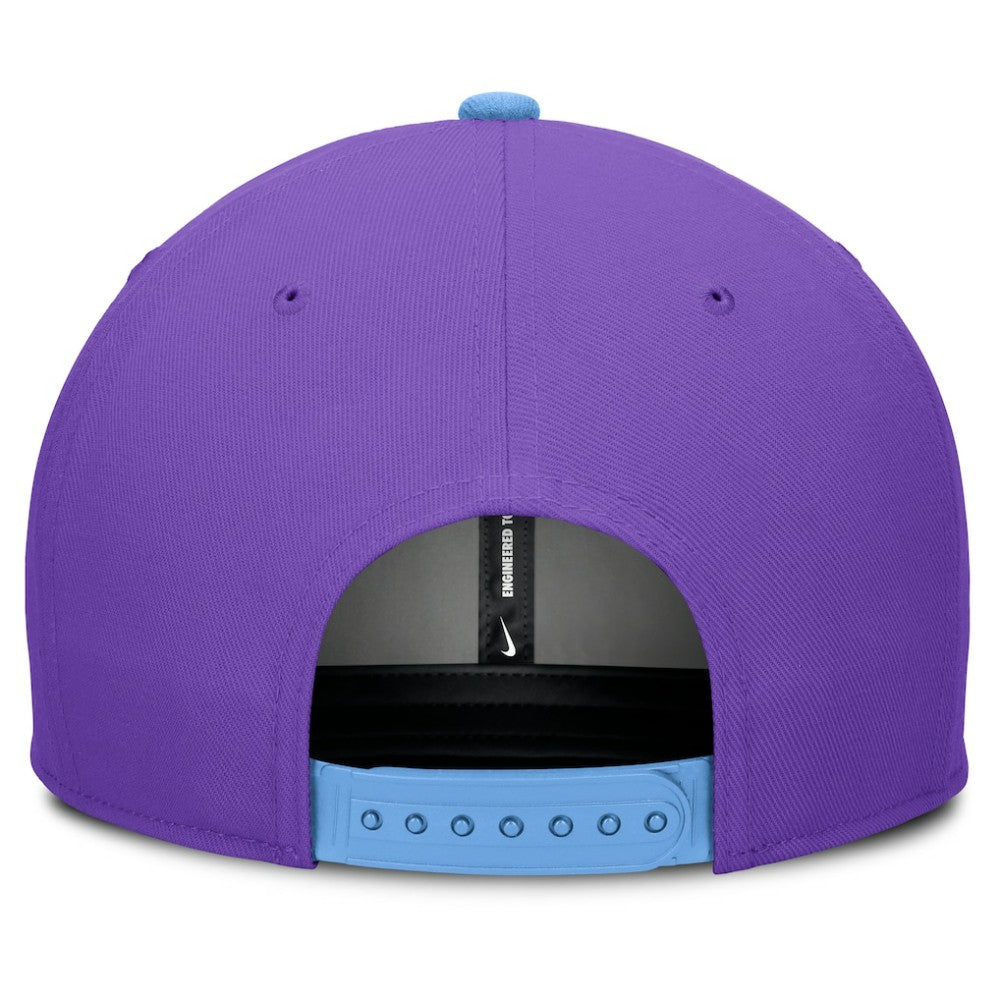 Colorado Rockies Nike 2025 City Connect Pro Performance Snapback Hat - Purple/Light Blue Hats