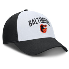 Baltimore Orioles Nike Club Performance Adjustable Hat - White/Black Hats