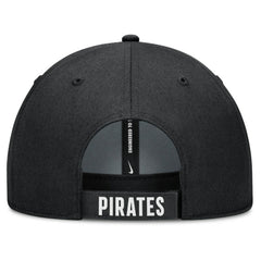 Pittsburgh Pirates Nike Club Performance Adjustable Hat - White/Black Hats