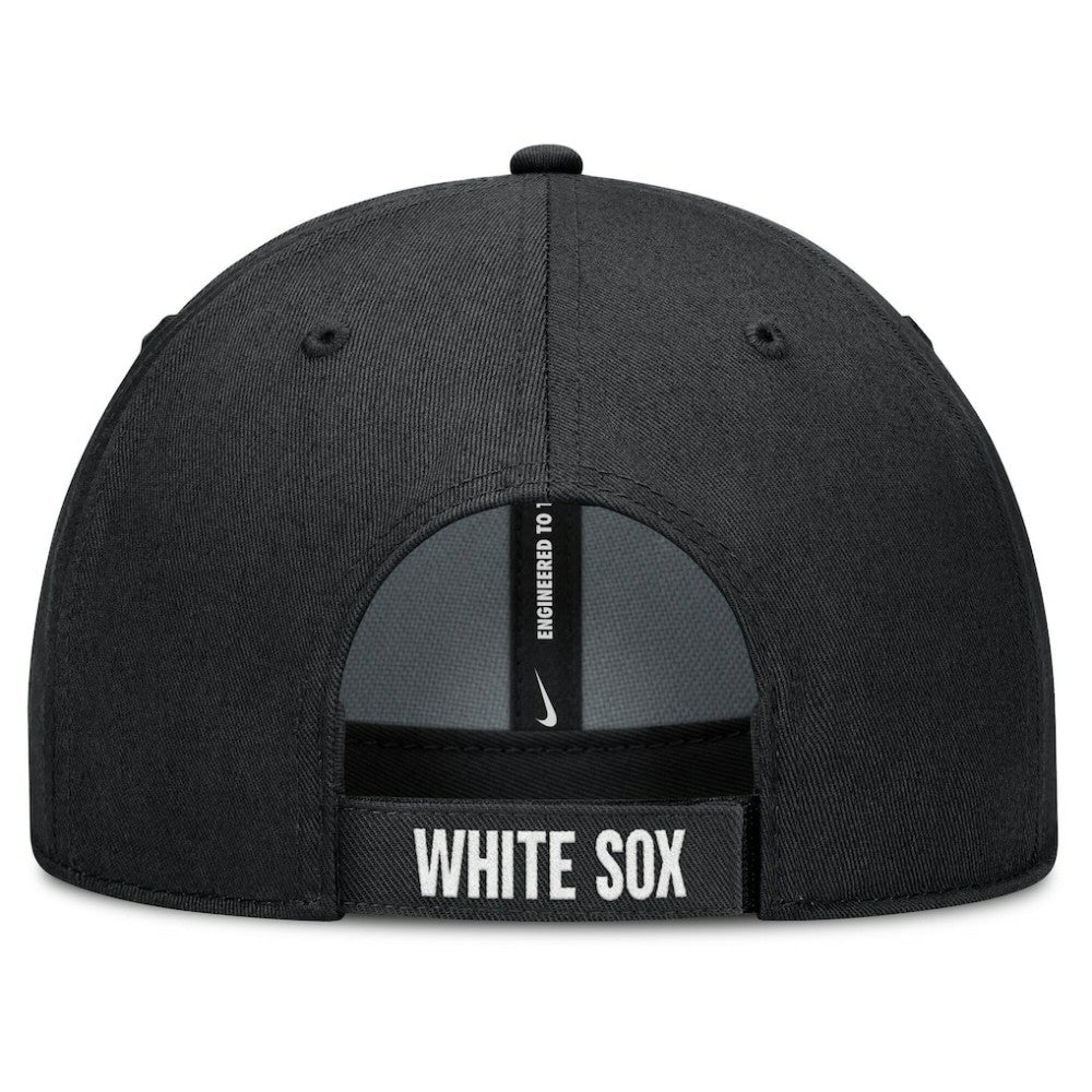 Chicago White Sox Nike Club Performance Adjustable Hat - White/Black Hats