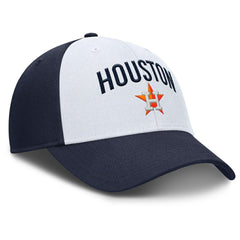 Houston Astros Nike Club Performance Adjustable Hat - White/Navy Hats