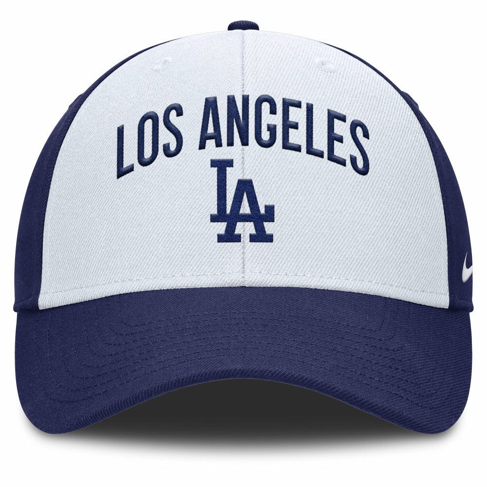 Los Angeles Dodgers Nike Club Performance Adjustable Hat - White/Royal Hats