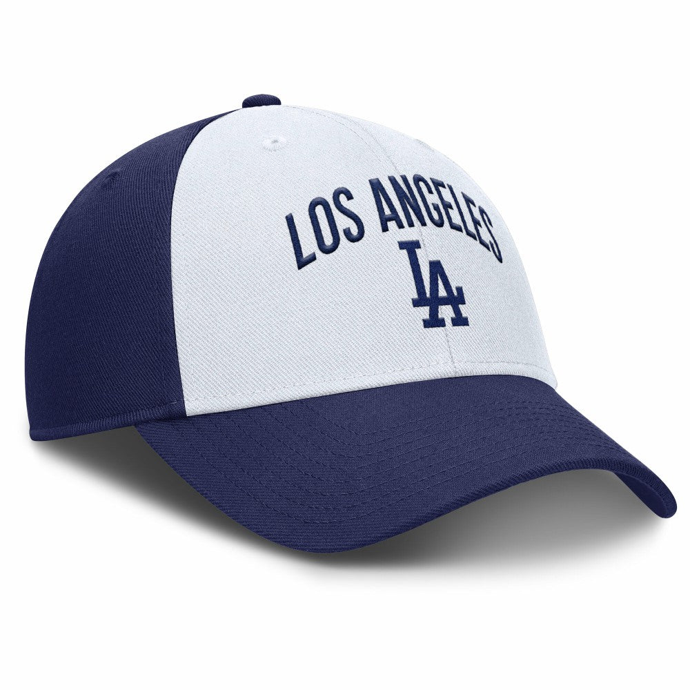 Los Angeles Dodgers Nike Club Performance Adjustable Hat - White/Royal Hats
