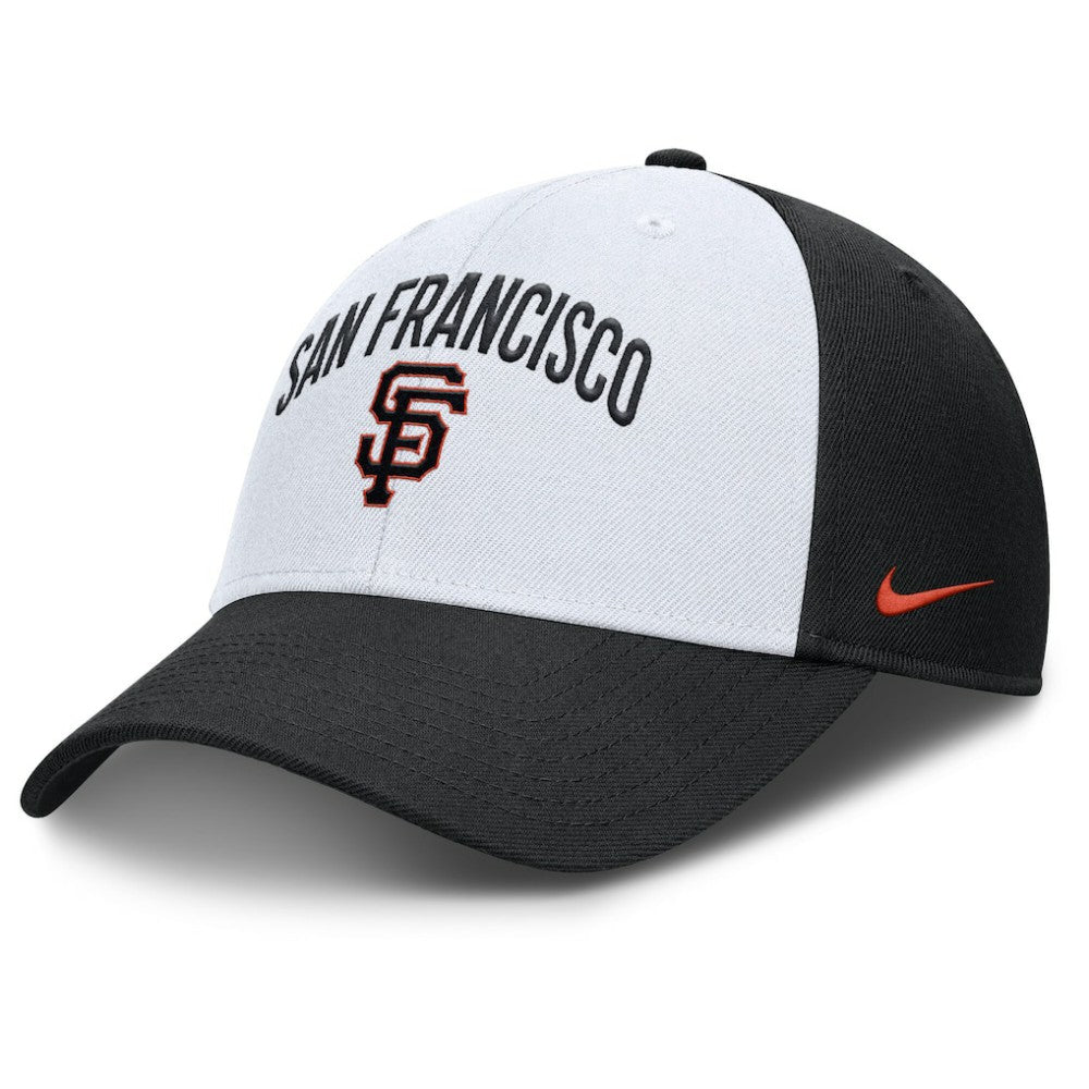 San Francisco Giants Nike Club Performance Adjustable Hat - White/Black Hats