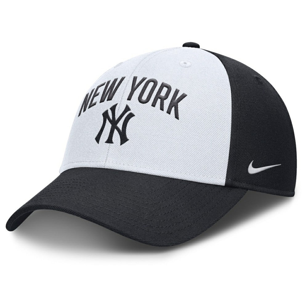 New York Yankees Nike Club Performance Adjustable Hat - White/Navy Hats