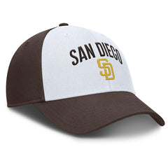 San Diego Padres Nike Club Performance Adjustable Hat - White/Brown Hats