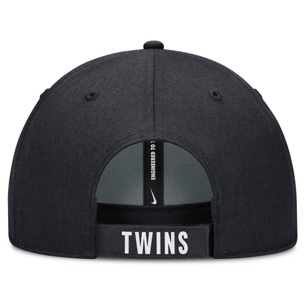Minnesota Twins Nike Club Performance Adjustable Hat - White/Navy Hats