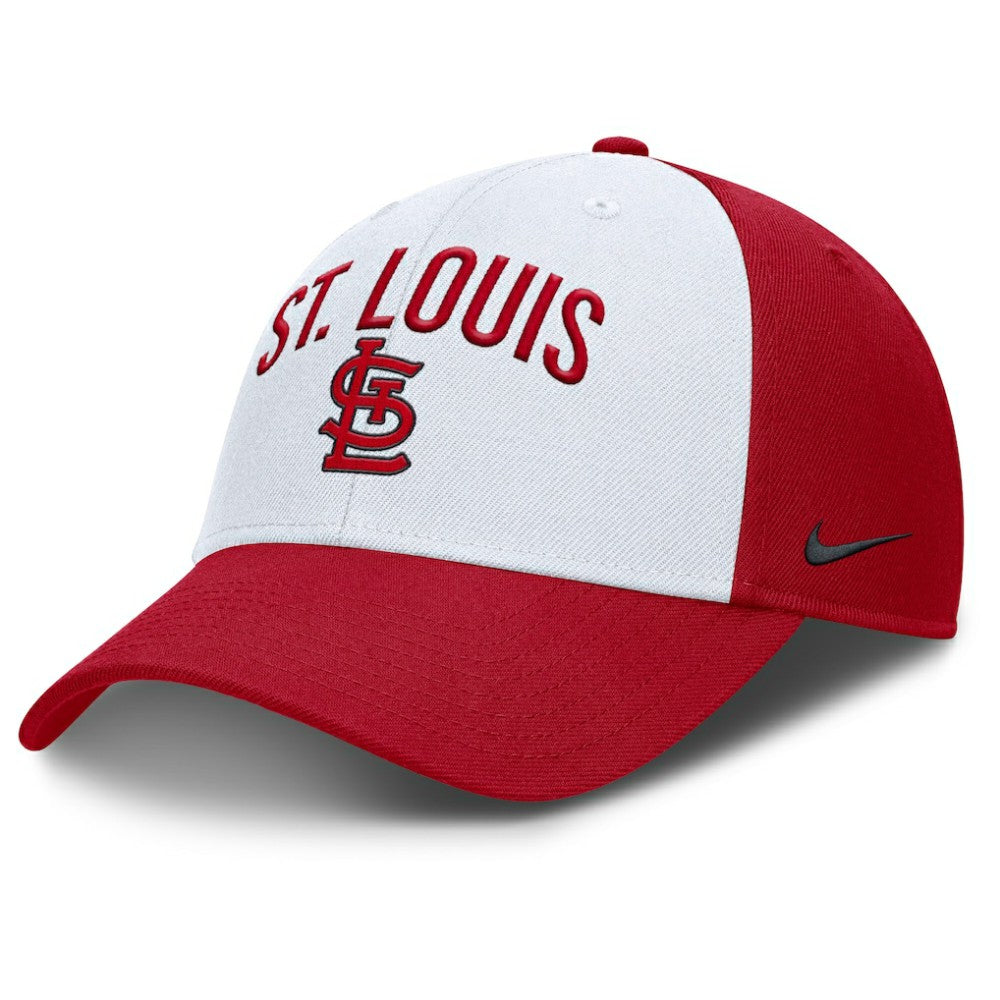 St. Louis Cardinals Nike Club Performance Adjustable Hat - White/Red Hats