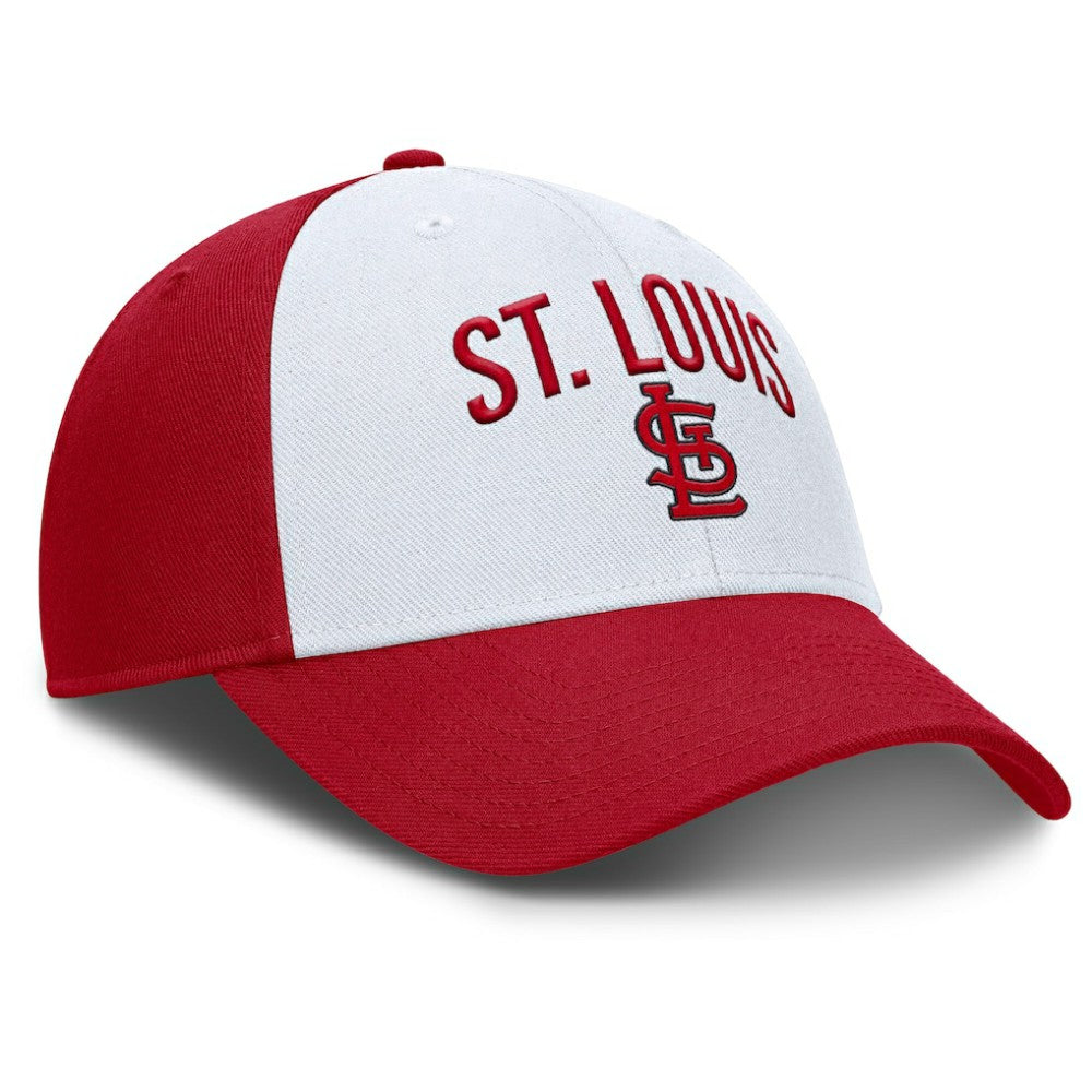 St. Louis Cardinals Nike Club Performance Adjustable Hat - White/Red Hats