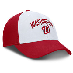 Washington Nationals Nike Club Performance Adjustable Hat - White/Red Hats