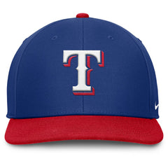 Texas Rangers Nike Pro Performance Snapback Hat - Royal/Red Hats
