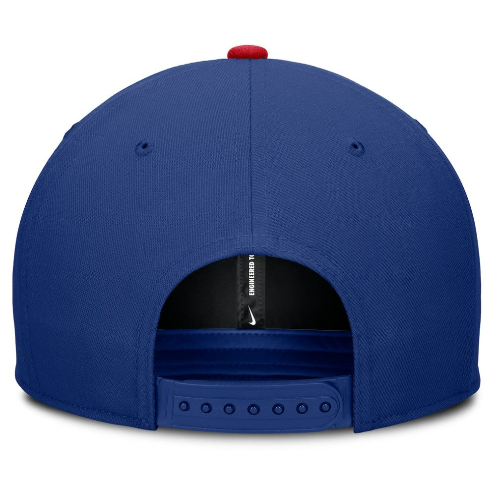 Texas Rangers Nike Pro Performance Snapback Hat - Royal/Red Hats
