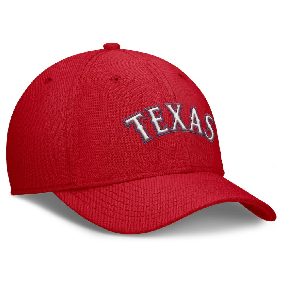 Texas Rangers Nike Rise Performance Flex Hat - Red Hats
