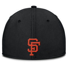 San Francisco Giants Nike Rise Swoosh Performance Flex Hat - Gray/Black Hats