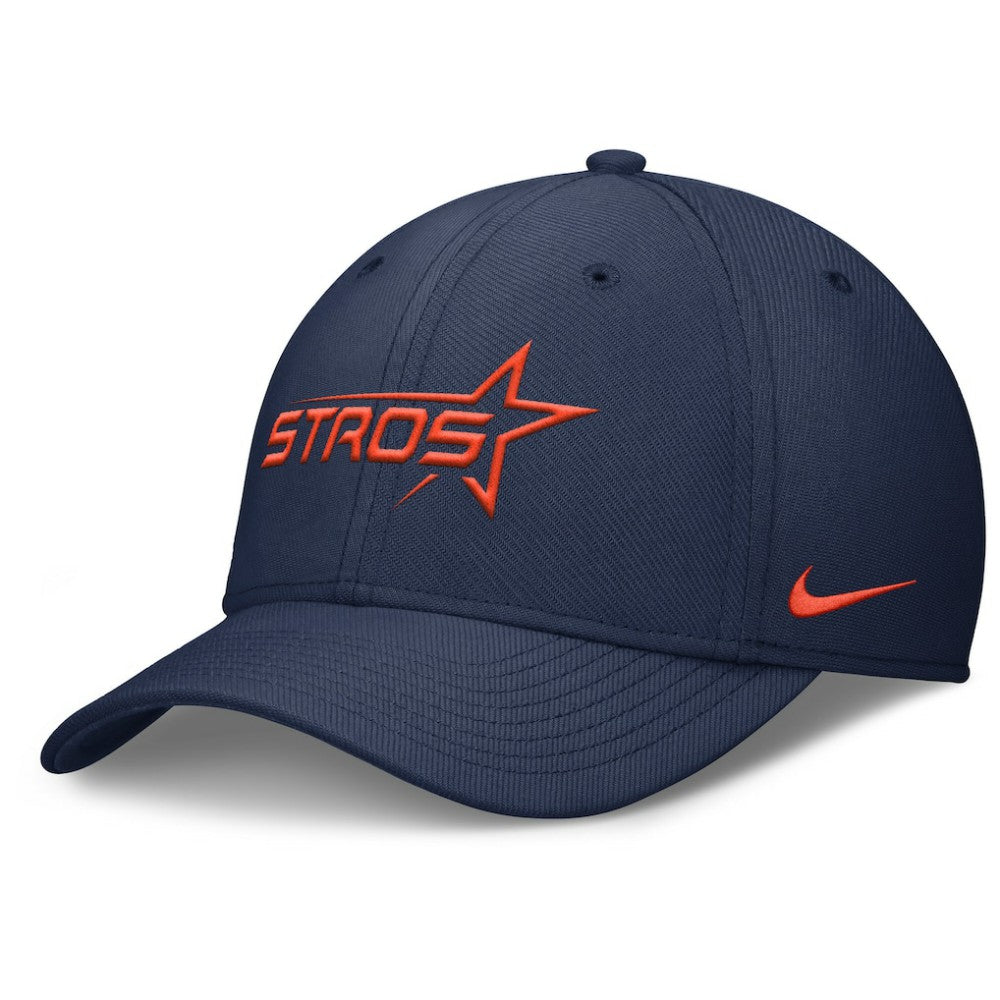 Houston Astros Nike 2025 City Connect Rise Swoosh Performance Flex Hat - Navy Hats