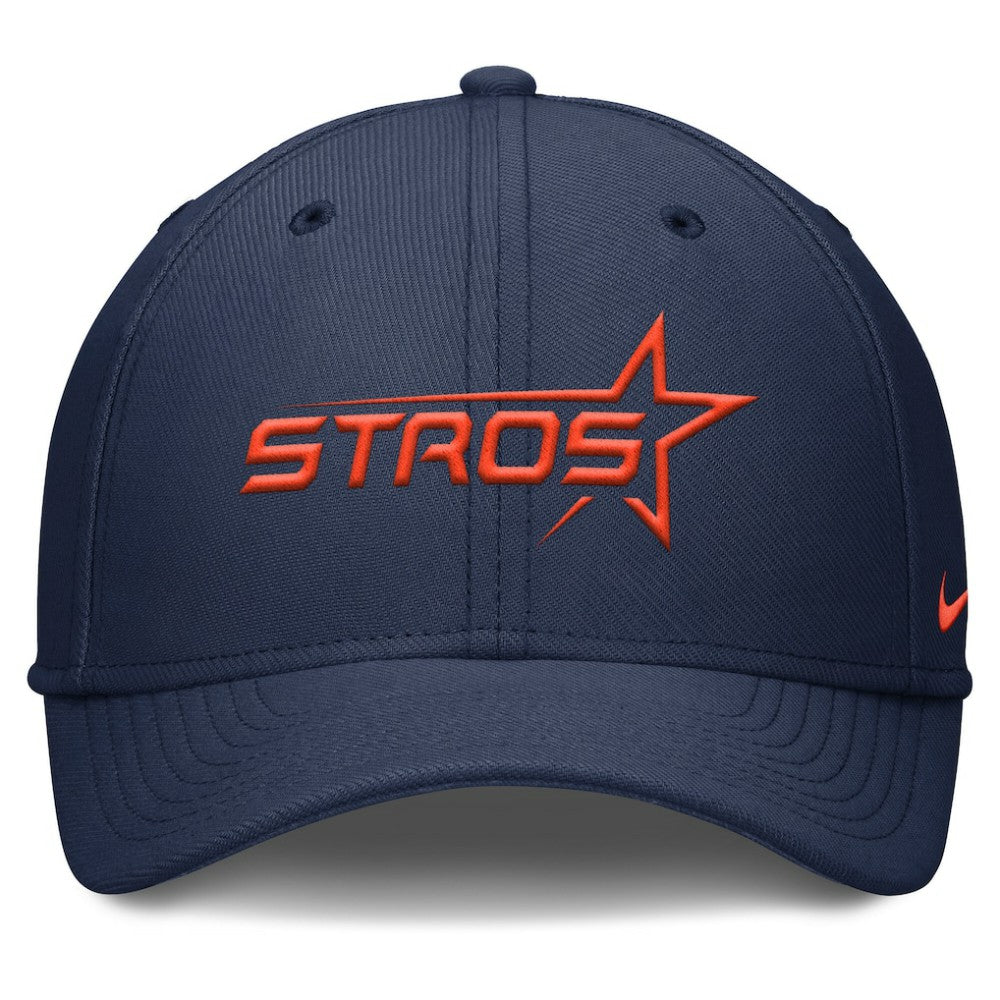 Houston Astros Nike 2025 City Connect Rise Swoosh Performance Flex Hat - Navy Hats