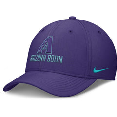 Arizona Diamondbacks Nike 2025 City Connect Rise Swoosh Performance Flex Hat - Purple Hats