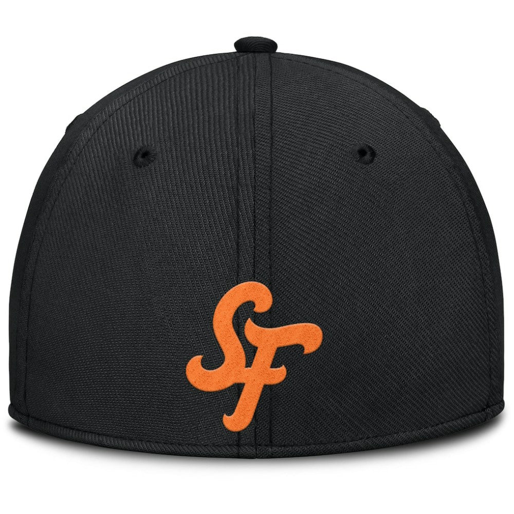 San Francisco Giants Nike 2025 City Connect Rise Swoosh Performance Flex Hat - Black Hats
