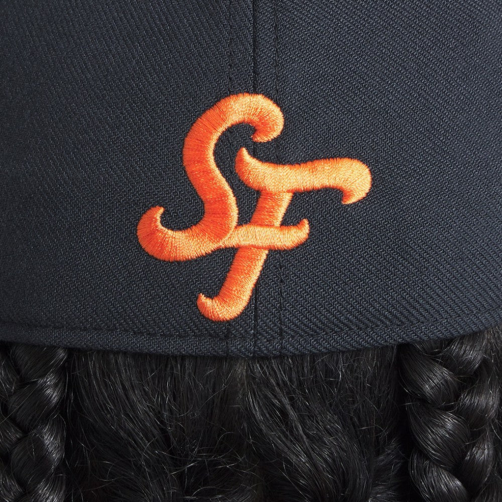 San Francisco Giants Nike 2025 City Connect Rise Swoosh Performance Flex Hat - Black Hats