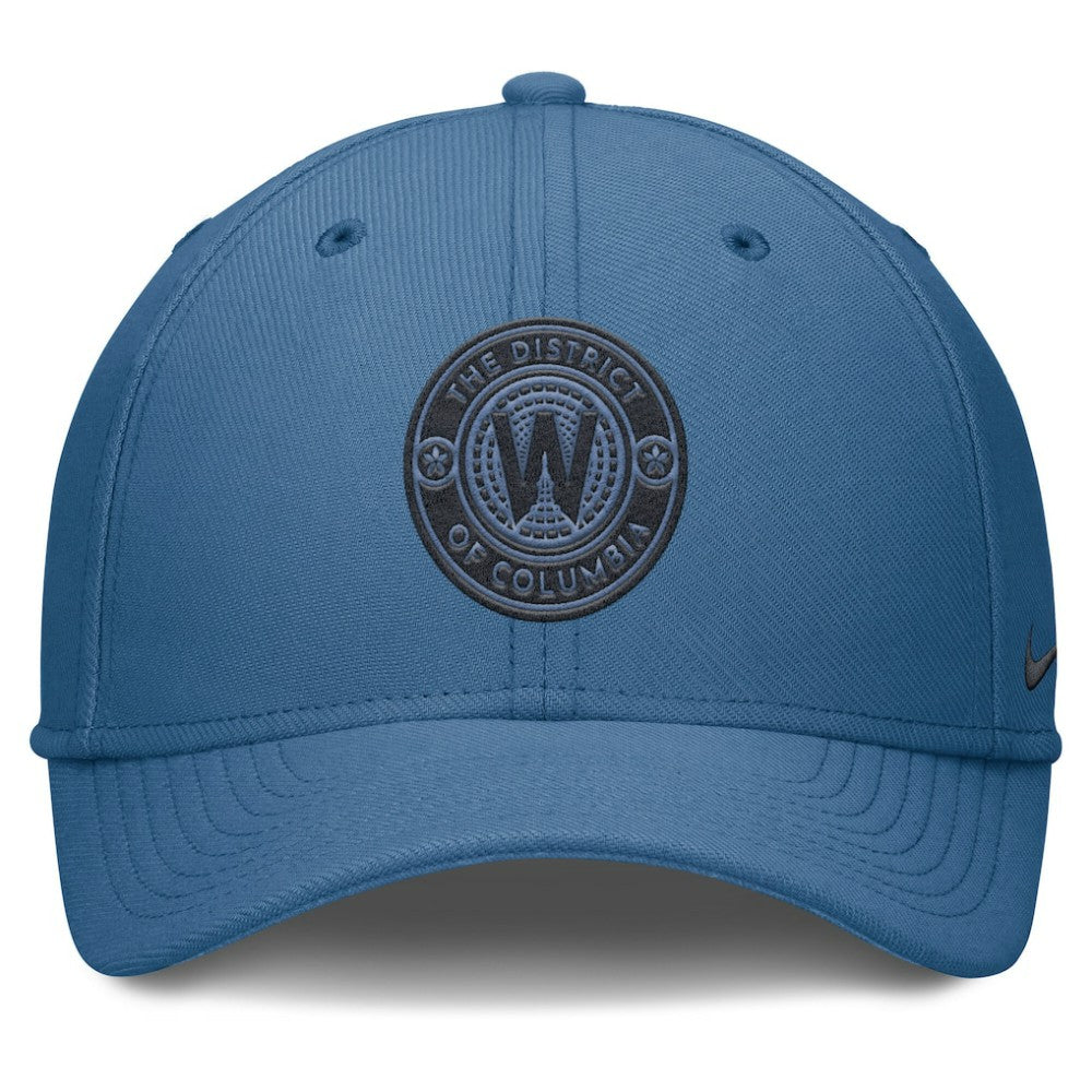 Washington Nationals Nike 2025 City Connect Rise Swoosh Performance Flex Hat - Blue Hats