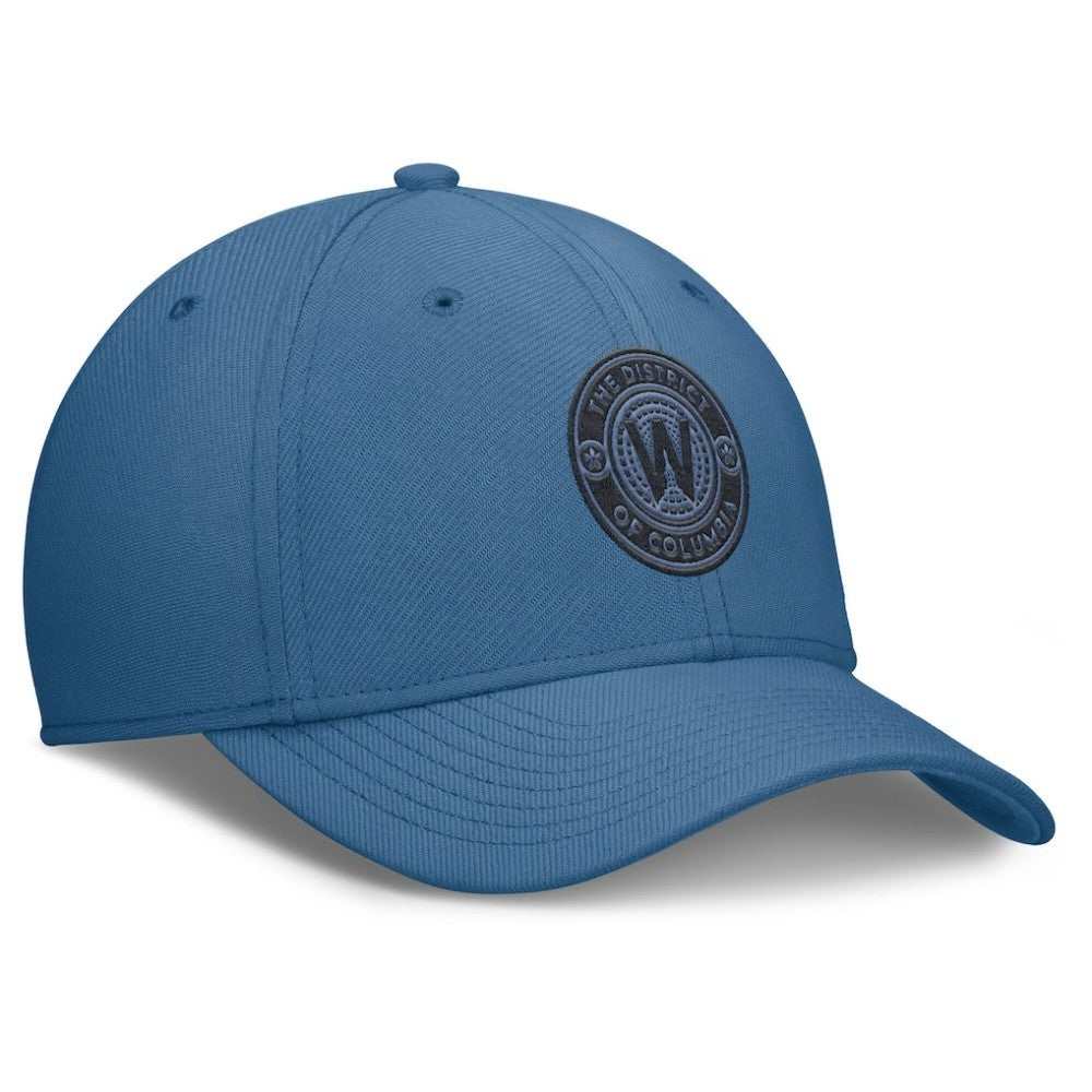 Washington Nationals Nike 2025 City Connect Rise Swoosh Performance Flex Hat - Blue Hats