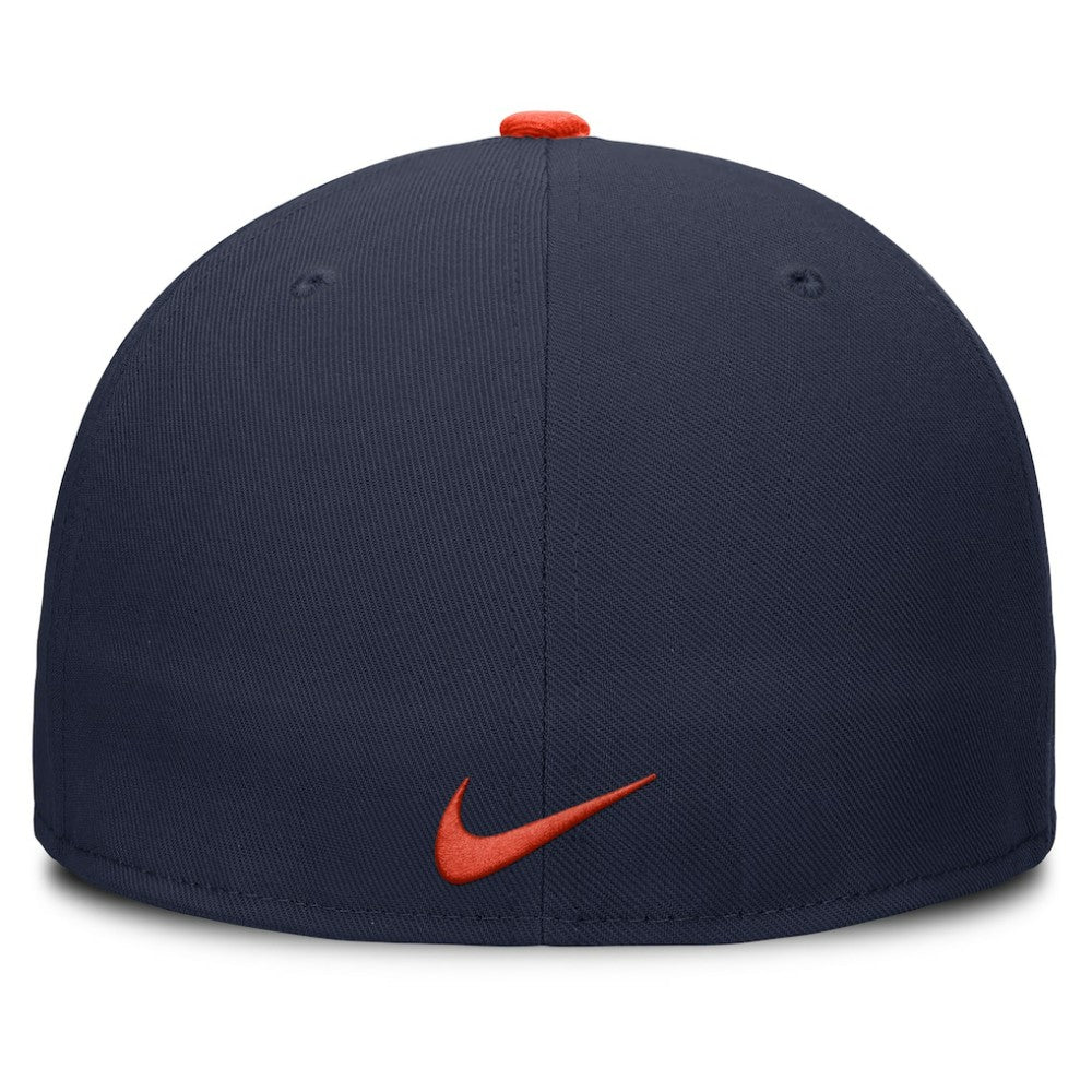 Houston Astros Nike Primetime Dri-FIT Round Bill True Fitted Hat - Navy Hats