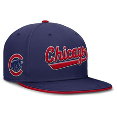 Chicago Cubs Nike Primetime Dri-FIT Round Bill True Fitted Hat - Royal Hats