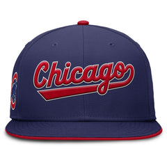 Chicago Cubs Nike Primetime Dri-FIT Round Bill True Fitted Hat - Royal Hats
