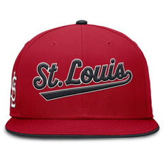 St. Louis Cardinals Nike Primetime Dri-FIT Round Bill True Fitted Hat - Red Hats