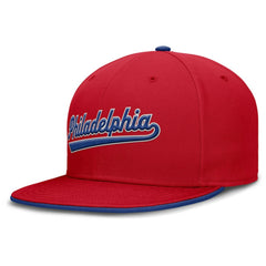 Philadelphia Phillies Nike Primetime Dri-FIT Round Bill True Fitted Hat - Red Hats