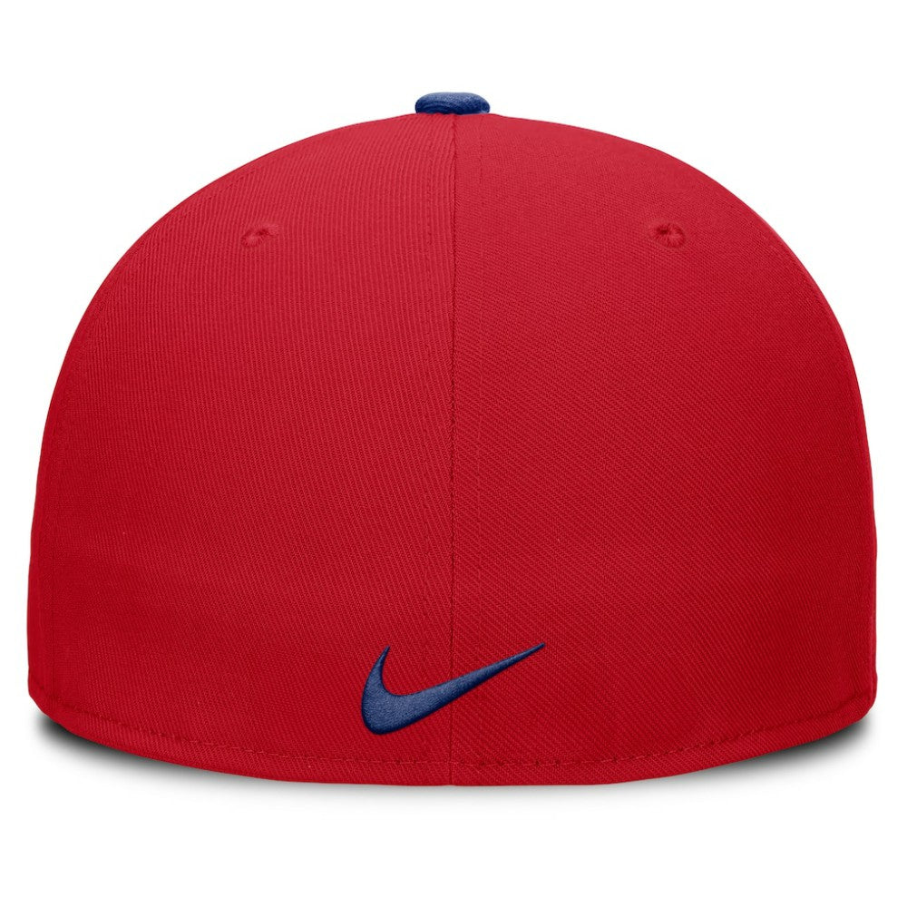 Philadelphia Phillies Nike Primetime Dri-FIT Round Bill True Fitted Hat - Red Hats