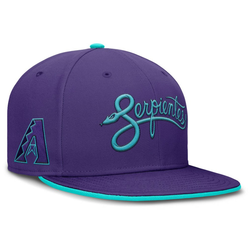 Arizona Diamondbacks Nike 2025 City Connect True Performance Fitted Hat - Purple Hats