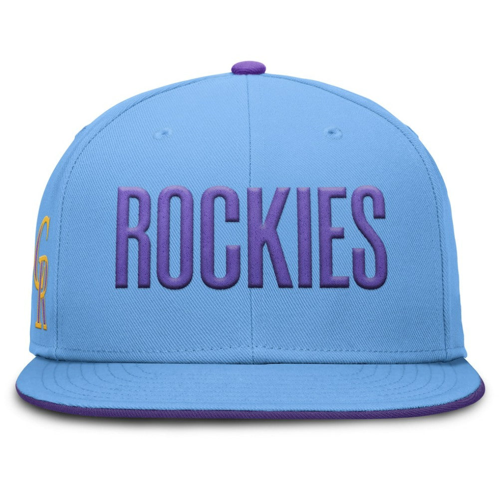 Colorado Rockies Nike 2025 City Connect True Performance Fitted Hat - Light Blue Hats