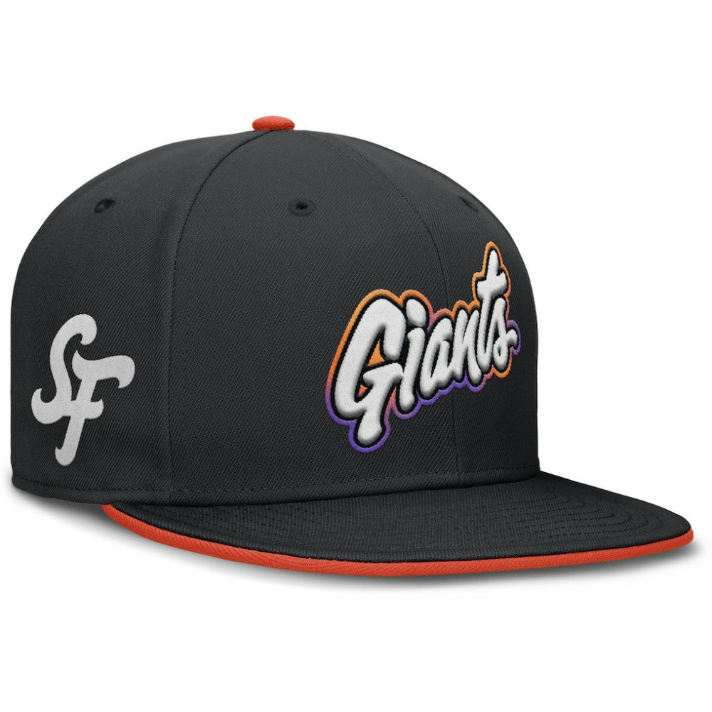 San Francisco Giants Nike 2025 City Connect True Performance Fitted Hat - Black Hats