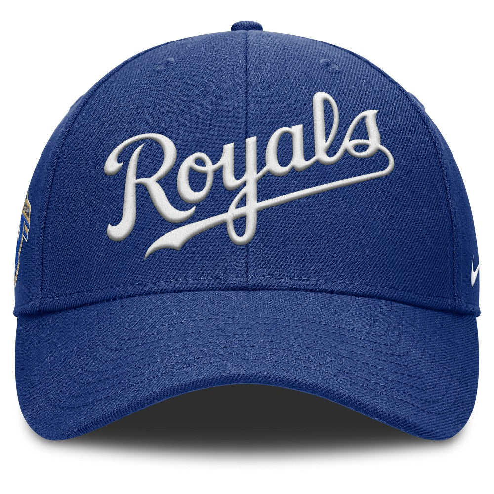 Kansas City Royals Nike Rise Gaberdine Adjustable Hat - Royal Hats