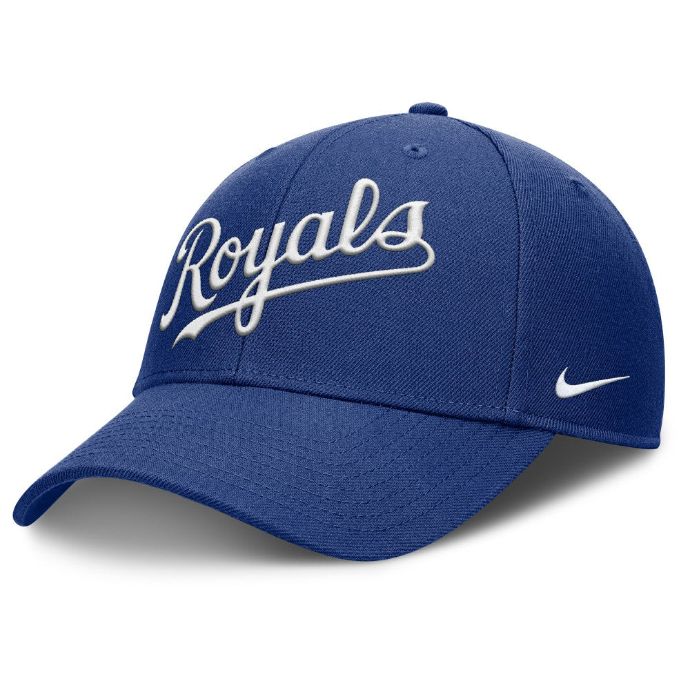 Kansas City Royals Nike Rise Gaberdine Adjustable Hat - Royal Hats