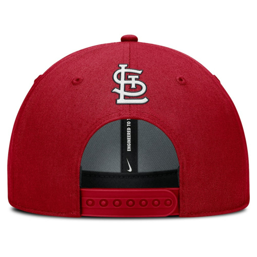 St. Louis Cardinals Nike Rise Gaberdine Adjustable Hat - Red Hats