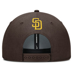 San Diego Padres Nike Rise Gaberdine Adjustable Hat - Brown Hats