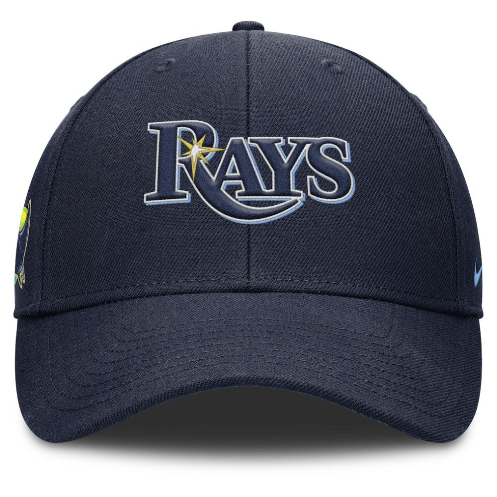 Tampa Bay Rays Nike Rise Gaberdine Adjustable Hat - Navy Hats