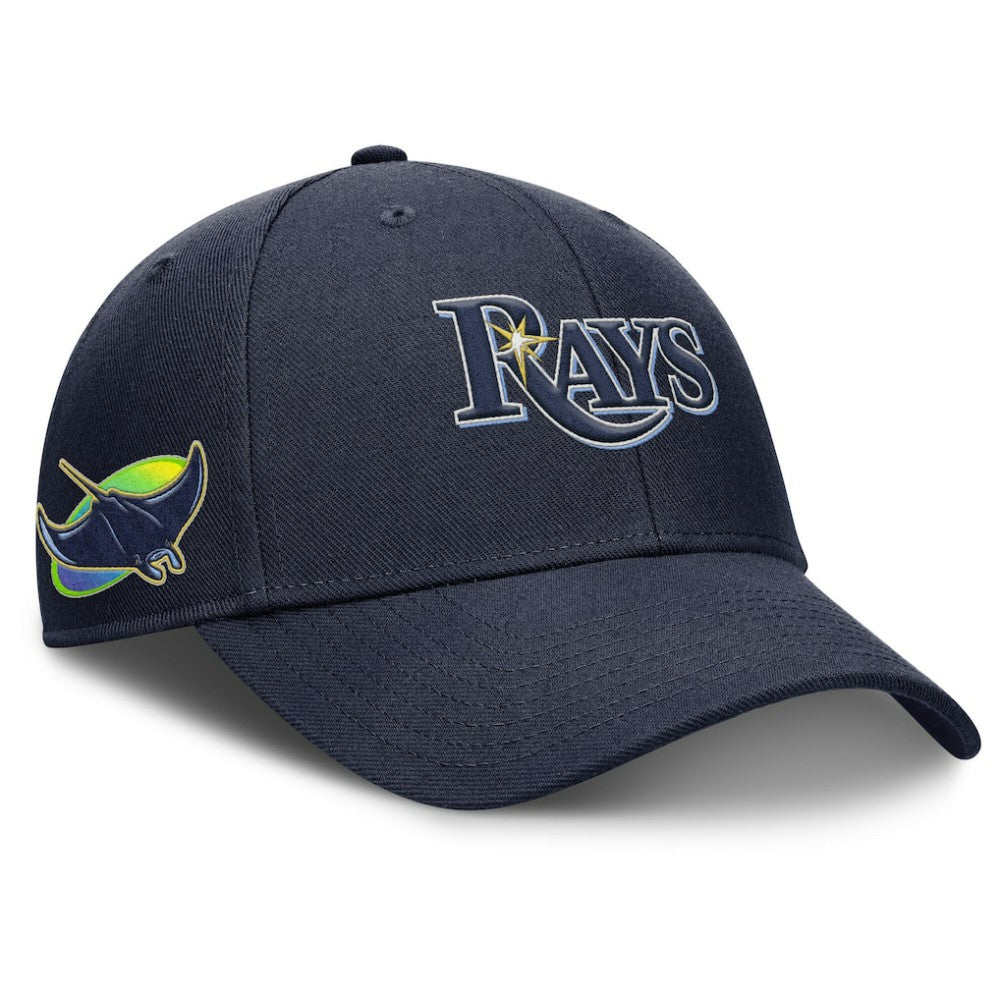 Tampa Bay Rays Nike Rise Gaberdine Adjustable Hat - Navy Hats