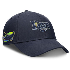 Tampa Bay Rays Nike Rise Gaberdine Adjustable Hat - Navy Hats