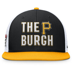 Pittsburgh Pirates Nike Pro Trucker Snapback Hat - Black Hats