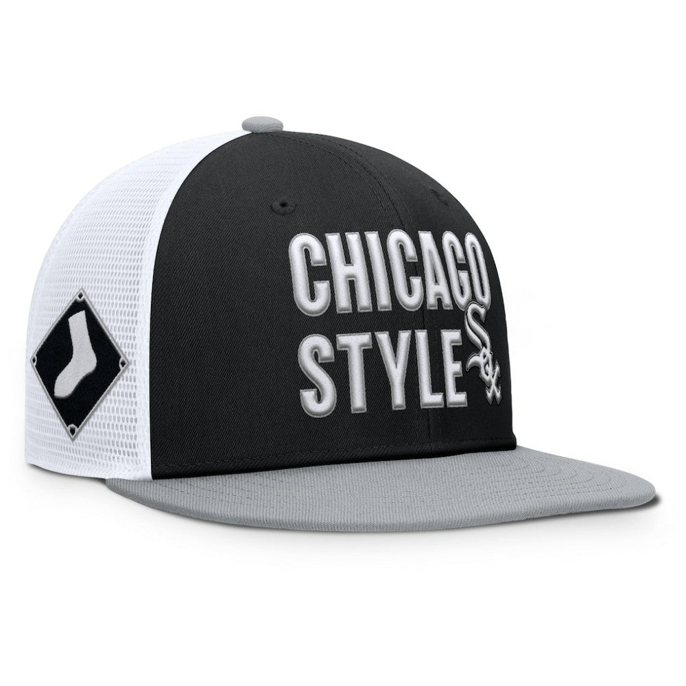 Chicago White Sox Nike Pro Trucker Snapback Hat - Black Hats