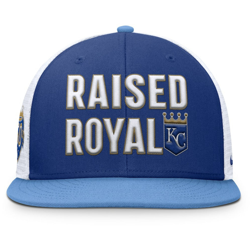 Kansas City Royals Nike Pro Performance Trucker Snapback Hat - Royal/Light Blue Hats
