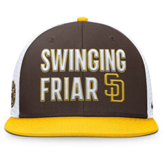 San Diego Padres Nike Pro Trucker Snapback Hat - Brown Hats