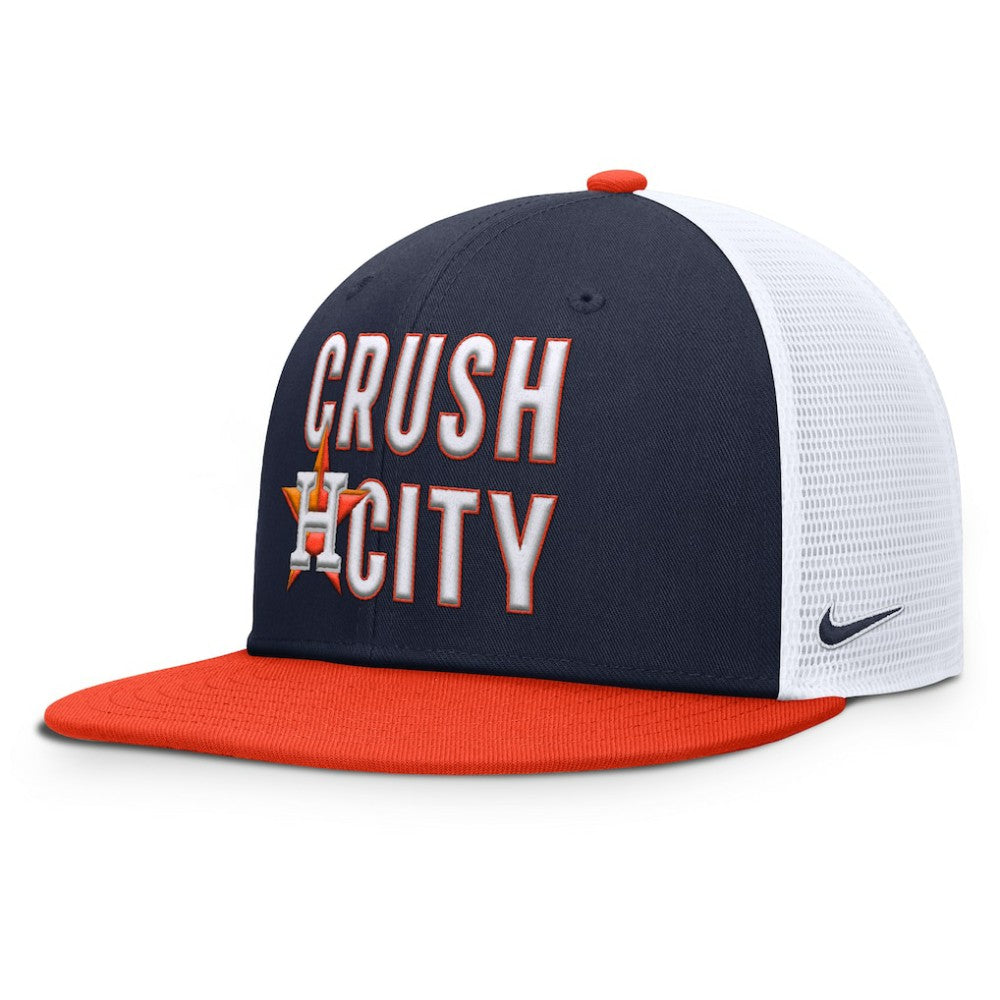 Houston Astros Nike Pro Performance Trucker Snapback Hat - Navy/Orange Hats