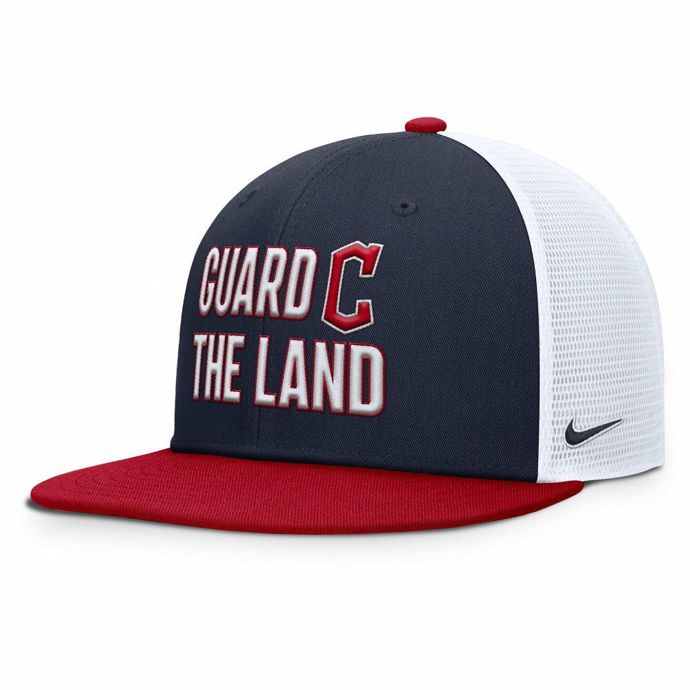 Cleveland Guardians Nike Pro Trucker Snapback Hat - Navy Hats