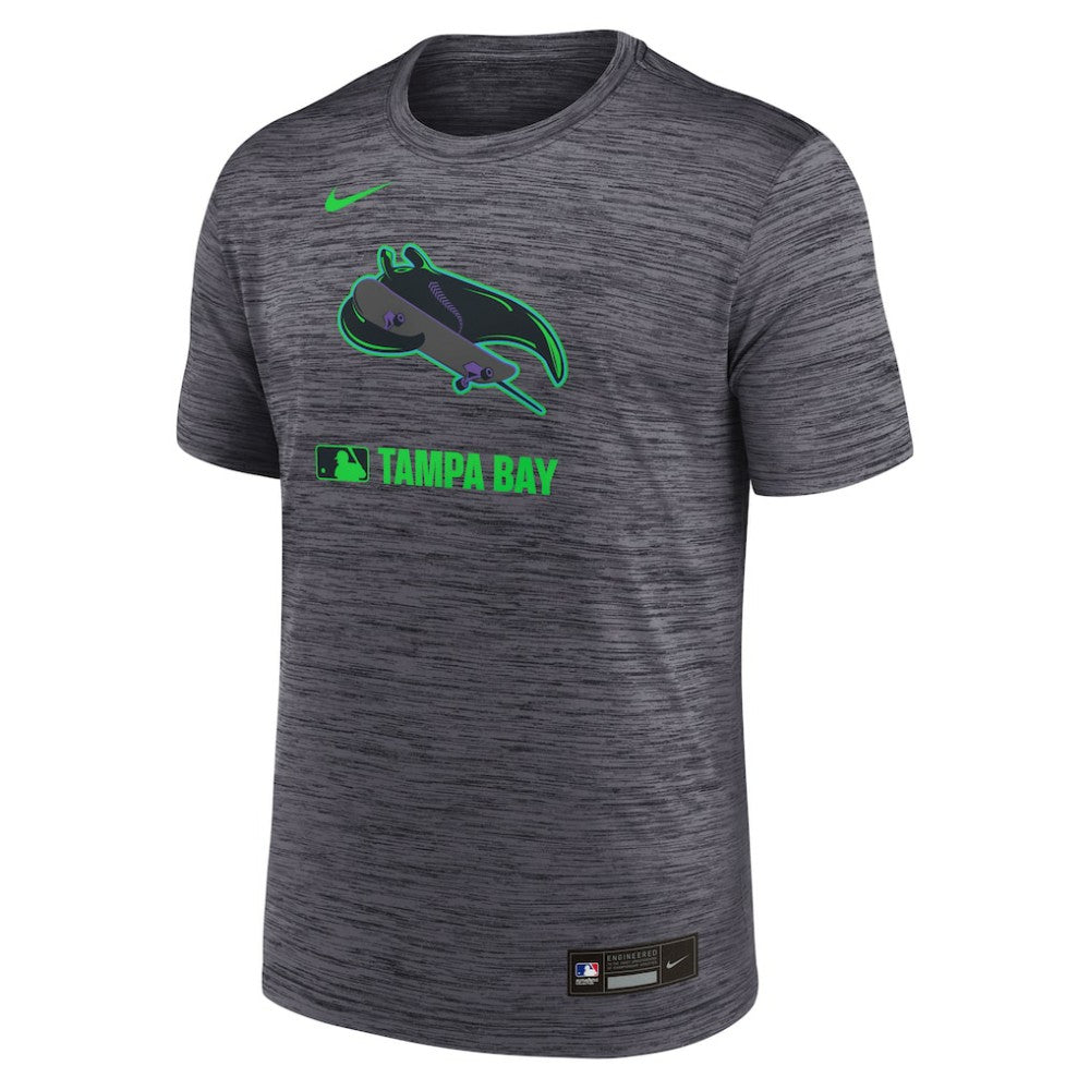 Tampa Bay Rays Nike Authentic Collection City Connect Velocity Dri-FIT T-Shirt - Black T-shirts