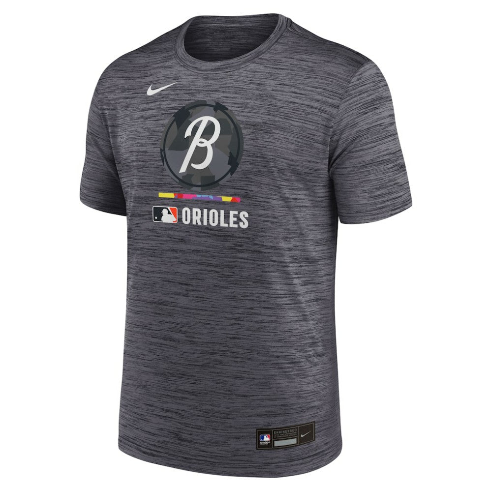 Baltimore Orioles Nike Authentic Collection City Connect Velocity Dri-FIT T-Shirt - Black T-shirts