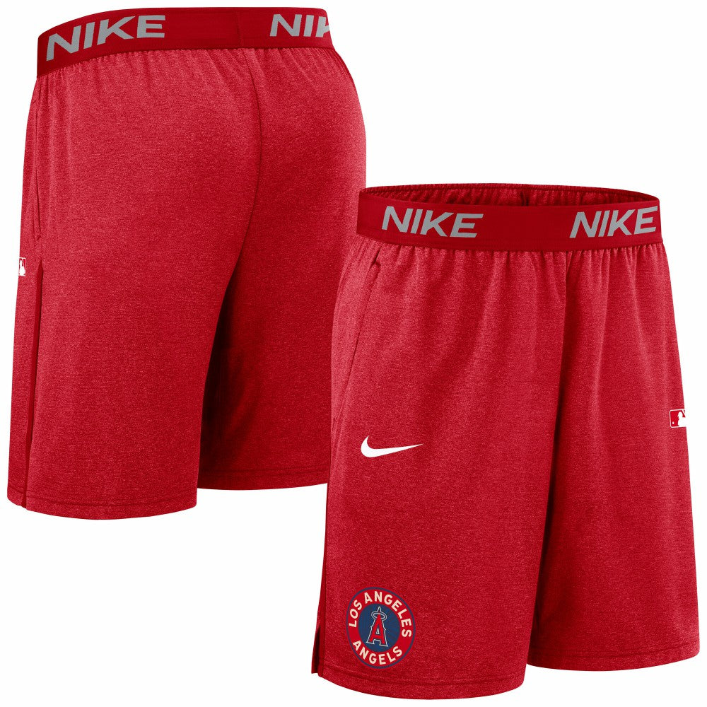 Los Angeles Angels Nike Authentic Collection City Connect Performance Knit Shorts - Red Shorts